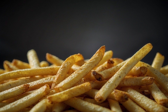 Επεξεργασία χύδην 500kg Αυτοματοποιημένη βιομηχανική γραμμή παραγωγής κατεψυγμένων πατατών