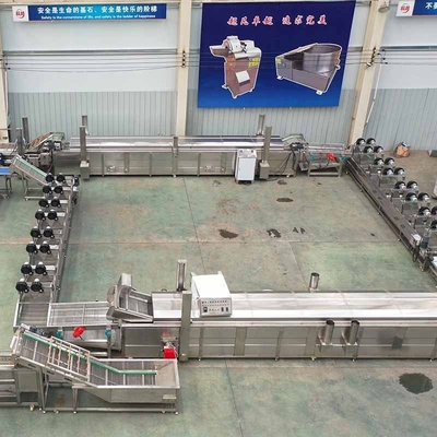 Μεγάλης κλίμακας εργασίες 500 kg Αυτοματοποιημένο εξοπλισμό επεξεργασίας πατάτας