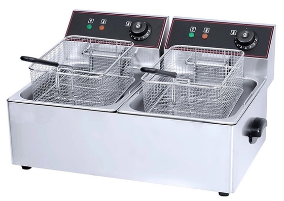 Μέγεθος συσκευασίας 52,00cm * 30,50cm * 29,50cm Εμπορική τηγανίστρια με σύστημα διήθησης πετρελαίου