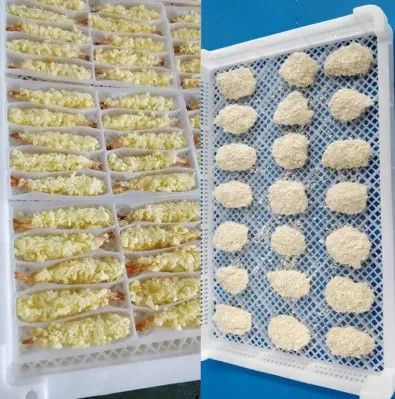 380V αυτόματη μηχανή επικάλυψης χτυπήματος Tempura για κρέας θαλασσινά και λαχανικά