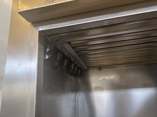 Κατανάλωση καπνιστή για την επεξεργασία κρέατος σε μεγάλη κλίμακα σε βιομηχανικά περιβάλλοντα καπνίσματος