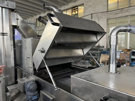 Προσαρμοσμένο 380V Fish Nugget Culet Flouring Machine Preduster για τις ανάγκες σας