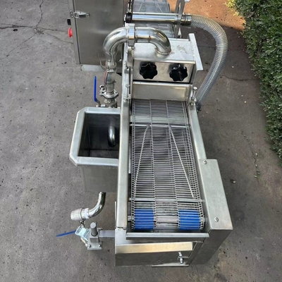 380V Tempura Μηχανή επικάλυψης τροφίμων για τη βιομηχανία τροφίμων αυτόματη βαθμίδα αυτόματη