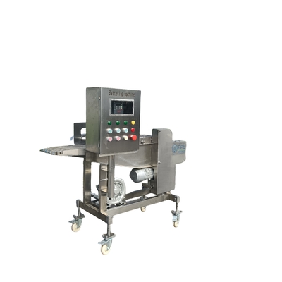 380V Voltage Meatball Starch Onion Rings Batter Coating Machine για θερμική επεξεργασία