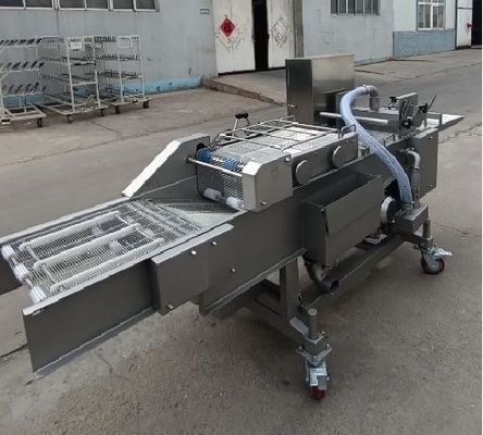 380V Voltage Meatball Starch Onion Rings Batter Coating Machine για θερμική επεξεργασία
