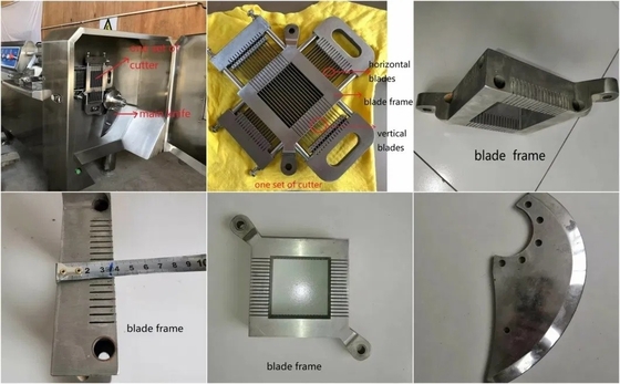 1480x800x980mm Πλήρως αυτόματο κοπτήρα κρέατος κοτόπουλου για γρήγορη επεξεργασία κρέατος
