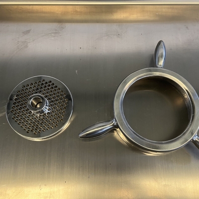 Κουμπί ελέγχου Mod Industrial PLC Big Mince Meat Making Machine για κατεψυγμένο κρέας