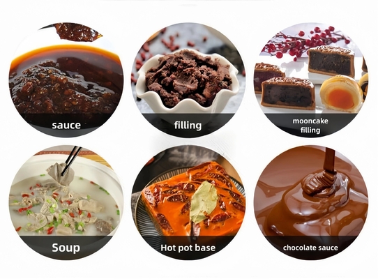 Τροφοδοσία 380V Σνακ Foods Toffee Αυτοματοποιημένη μηχανή μαγειρέματος τροφίμων και μικρή εμπορική κατσαρόλα