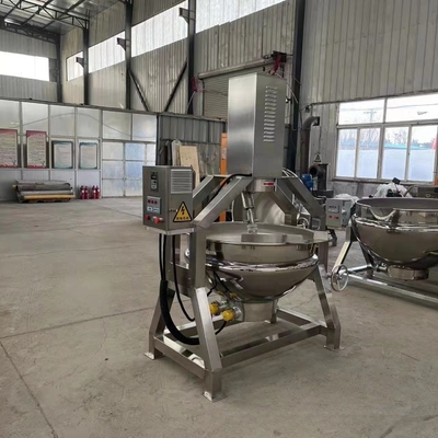 380V Strawberry Μαγειρική Μηχανή Mixer με ανοξείδωτο χάλυβα Θερμικό λάδι Agitator Cooker