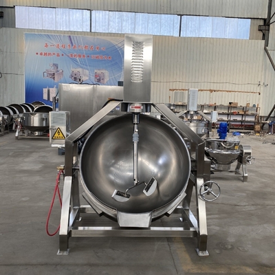 380V Strawberry Μαγειρική Μηχανή Mixer με ανοξείδωτο χάλυβα Θερμικό λάδι Agitator Cooker
