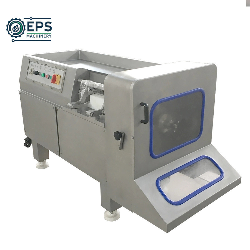 Βιομηχανικό αυτόματο 3D παγωμένο κρέας Dicer 500kg 3kw χαμηλού θορύβου σχεδιασμός για σταθερή κοπή