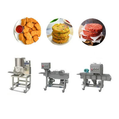 Θερμική επεξεργασία Good Nugget Burger Patty Πρώην Μηχανή για Chicken Nuggets 380V
